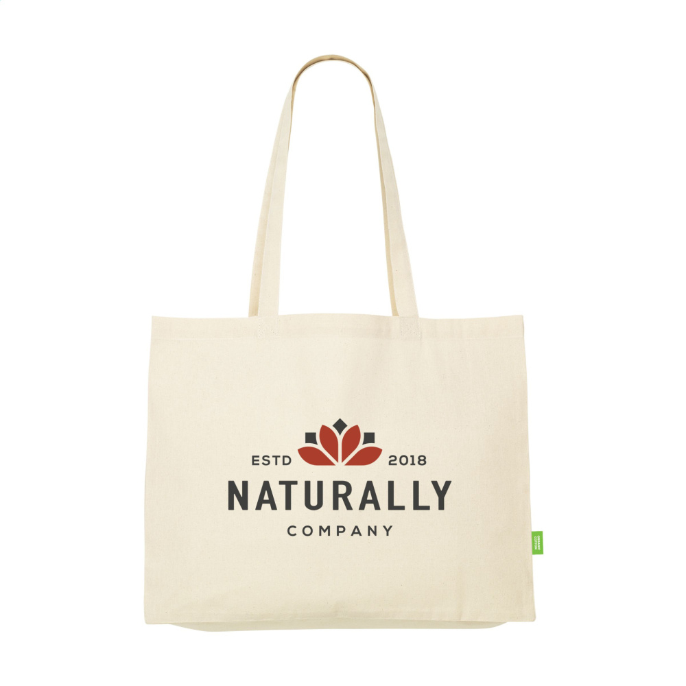Logotrade liikelahja tuotekuva: ECO Shopper luomupuuvilla (180 g/m²) ostoskassi